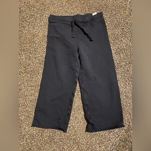 Frank & Eileen Navy Cropped Lounge pants, Size Small, Gently Used